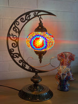 Crescent Moon Lamps- Rainbow Sun