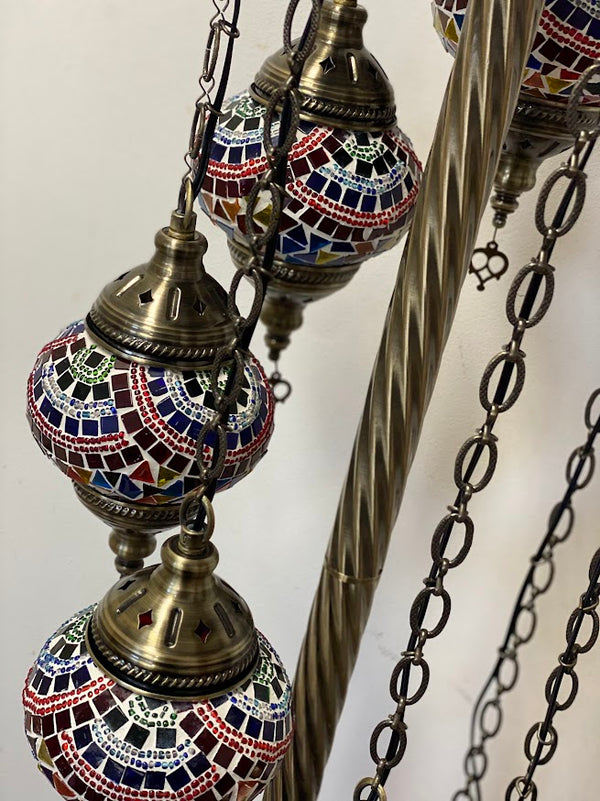 Turkish Floor Lamps- 7 pieces Multi Colour