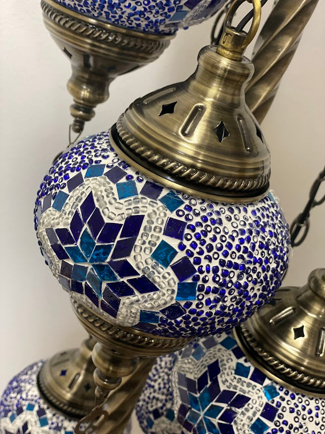 Turkish Floor Lamps 5 Pieces - Blue Star
