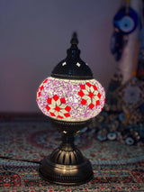 Table Lamps - Pink Red Flower