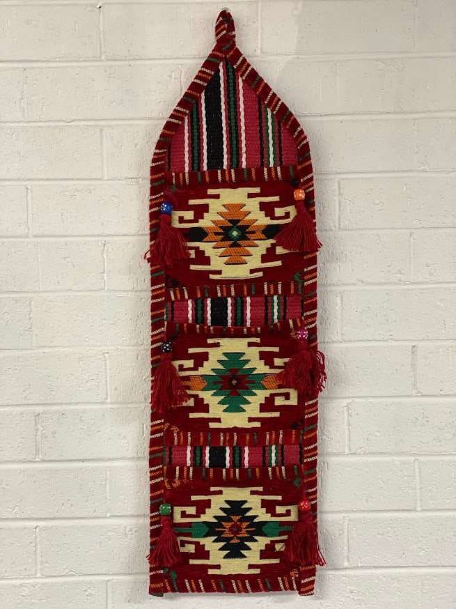 Hey Wall 3 Pockets - Red