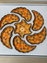 Ceramic Dip Set- Orange