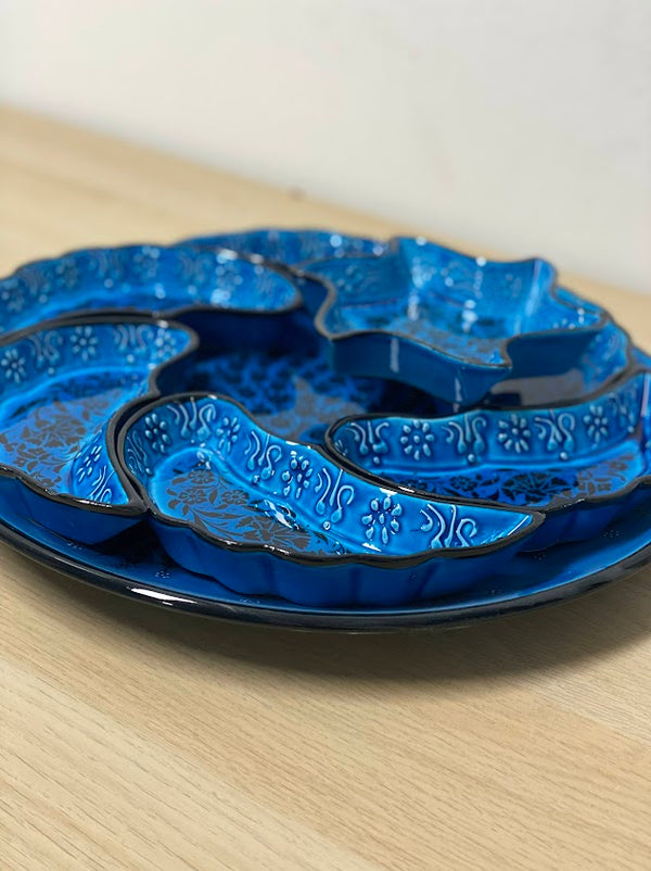 Ceramic Dip Set- Blue