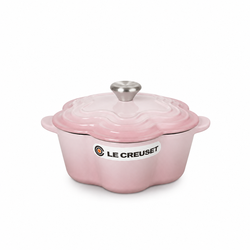 Le Creuset Flower Cocotte 20cm 2L – Chiffon Pink