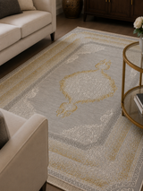 Kervan Rug Ak187 Gray/Gold