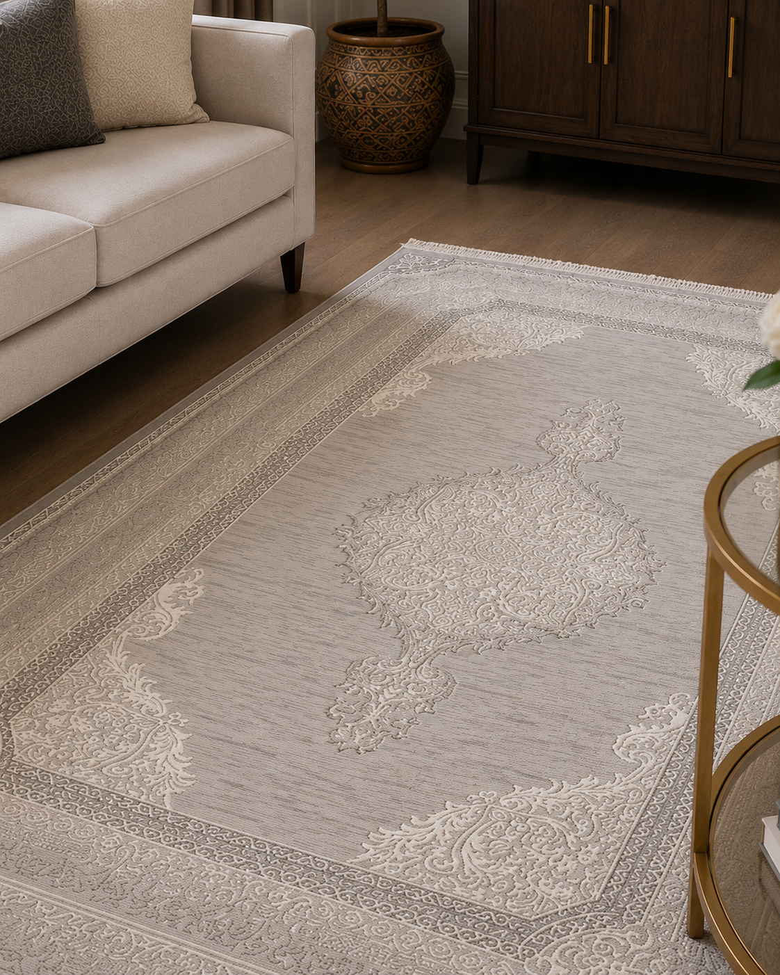 Kervan Rug Ak187 Gray/Gray
