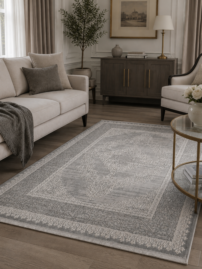 Kervan Rug A7114 Gray/Gray