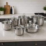 Stainless Steel Cookware Set, Korkmaz Astra Plus