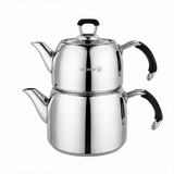 Turkish Double Kettle | Stainless Steel Tea Pot Set