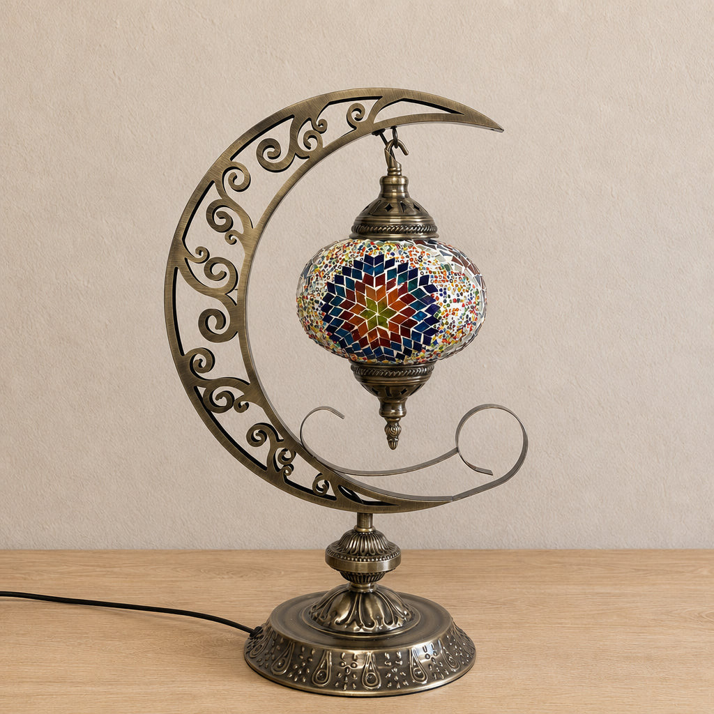 Crescent Moon Lamps - Rainbow Sun