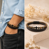 Christian Leather Bracelet