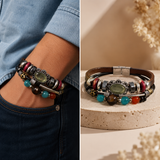 Colorful Bohemian Leather Bracelet