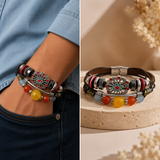 Colorful Bohemian Leather Bracelet