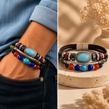 Colorful Bohemian Leather Bracelet