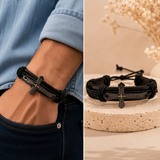 Christian Leather Bracelet