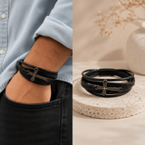 Christian Leather Bracelet