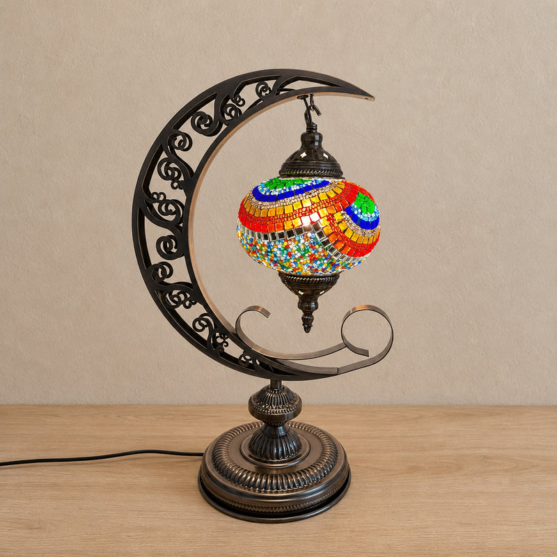 Crescent Moon Lamps - Colourful 1