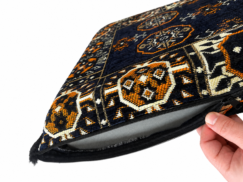 Arabian Majlis & Divan Set (Floor Cushions) Navy Elegance