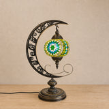 Crescent Moon Lamps - Yellow Star