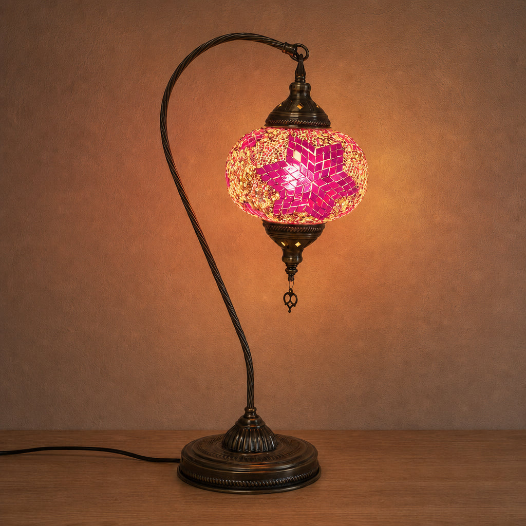Large Swan Lamp - Pink