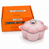 Le Creuset Flower Cocotte 20cm 2L – Chiffon Pink