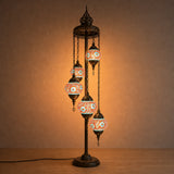 Turkish Floor Lamp with 5 Globes - FC