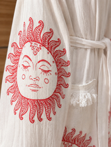 Red Sun Muslin Kimono