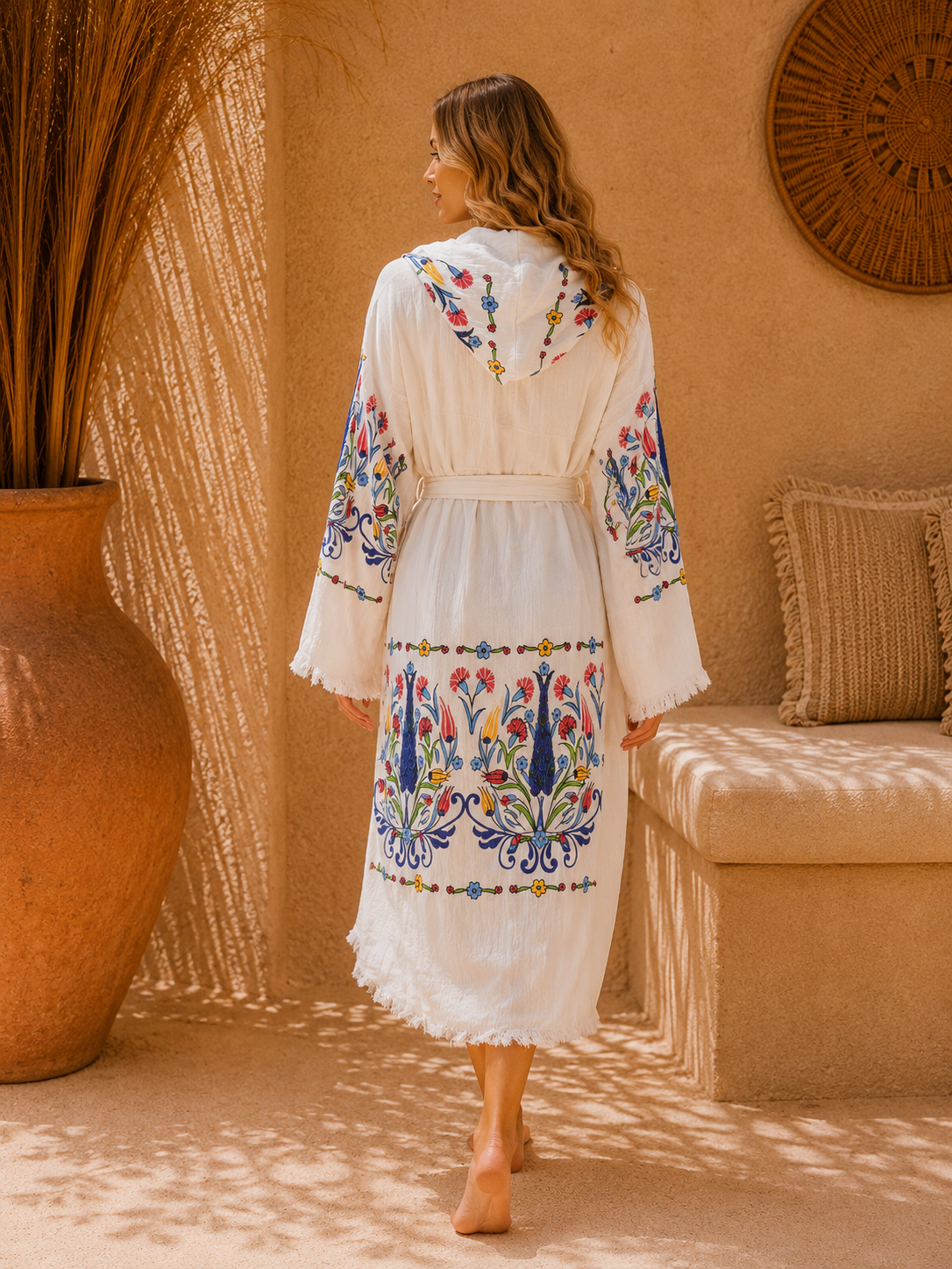 Tulip Muslin Kimono