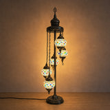 Turkish Floor Lamp with 5 Globes - RDM2