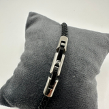 Titanium & Turquoise Leather Bracelet – IAB-B6