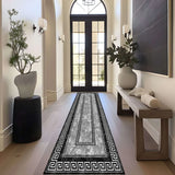 Greek Key Border Rug