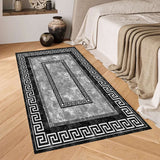 Greek Key Border Rug