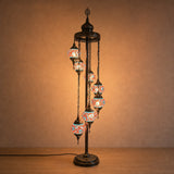 Turkish Floor Lamp with 7 Globes - FC