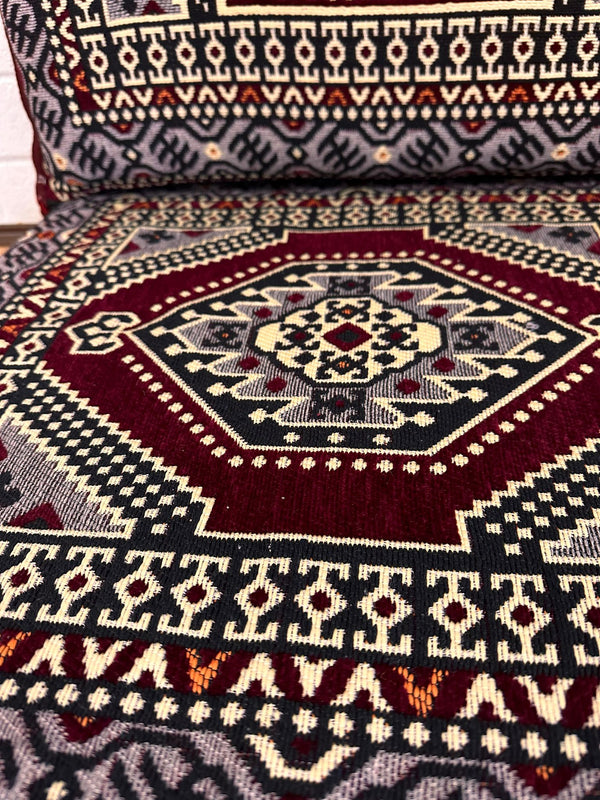 Single Cushion Set ( Dark Red Palace )