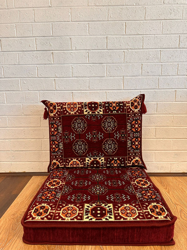 Single Cushion Set ( Maroon Elegance )