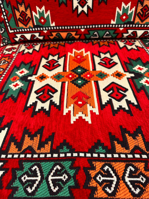 Single Cushion Set ( Red Oriental )