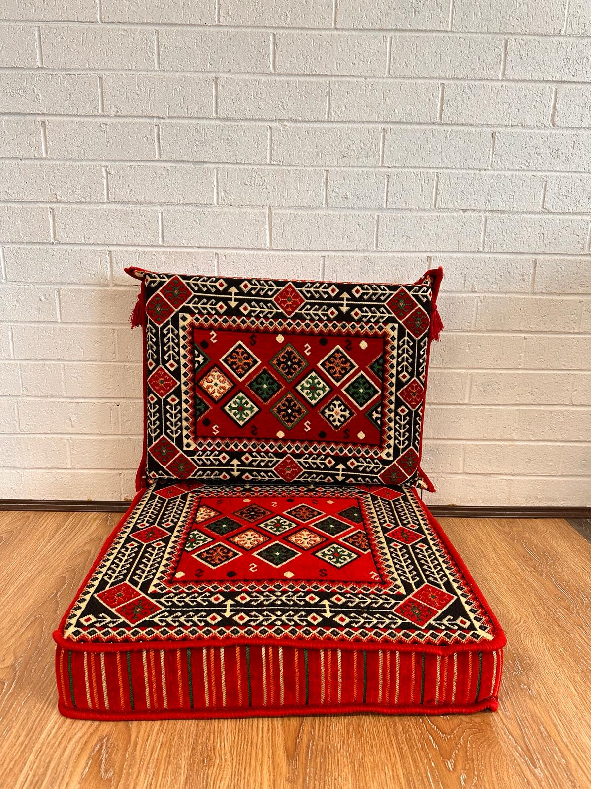 Single Cushion Set - Red