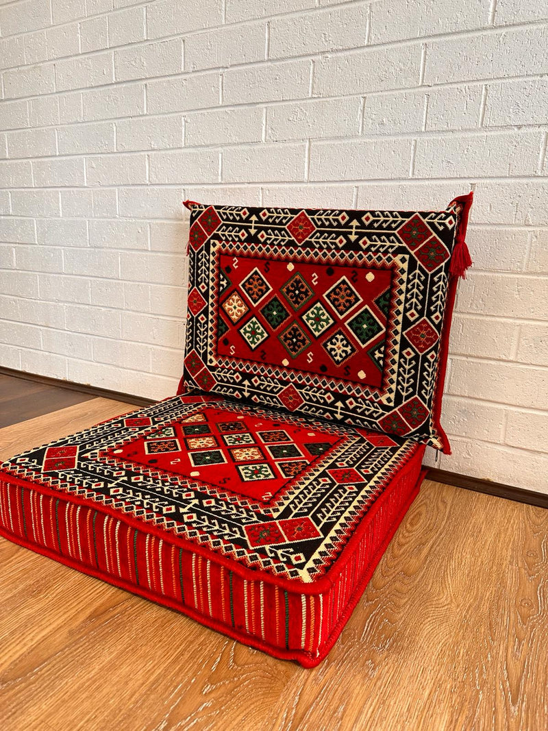 Single Cushion Set ( Red )