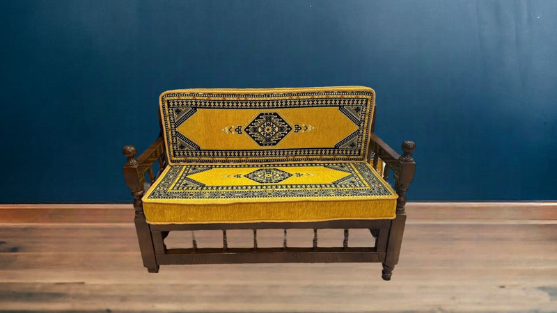 Double Cushion Set ( Yellow )