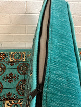 Double Cushion Set - Aqua Diamond