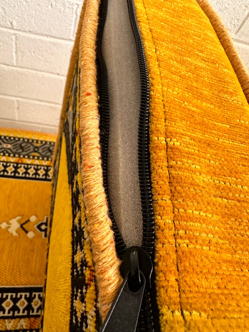 Double Cushion Set - Yellow Palace