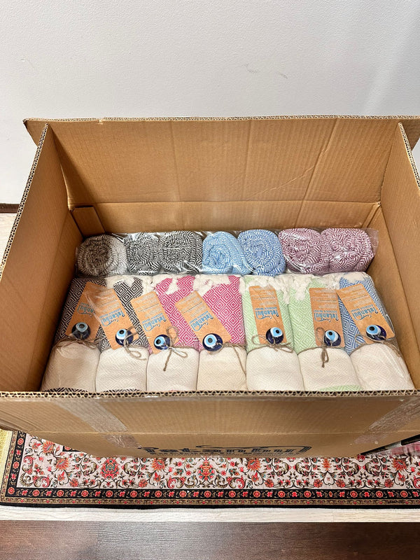 Diamond Cotton Towel Box