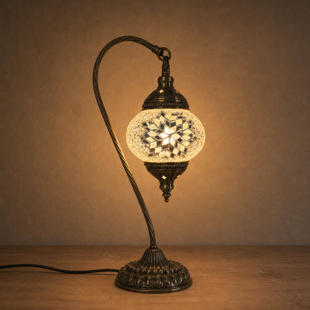 Swan Lamps Mosaics - Mirror Star