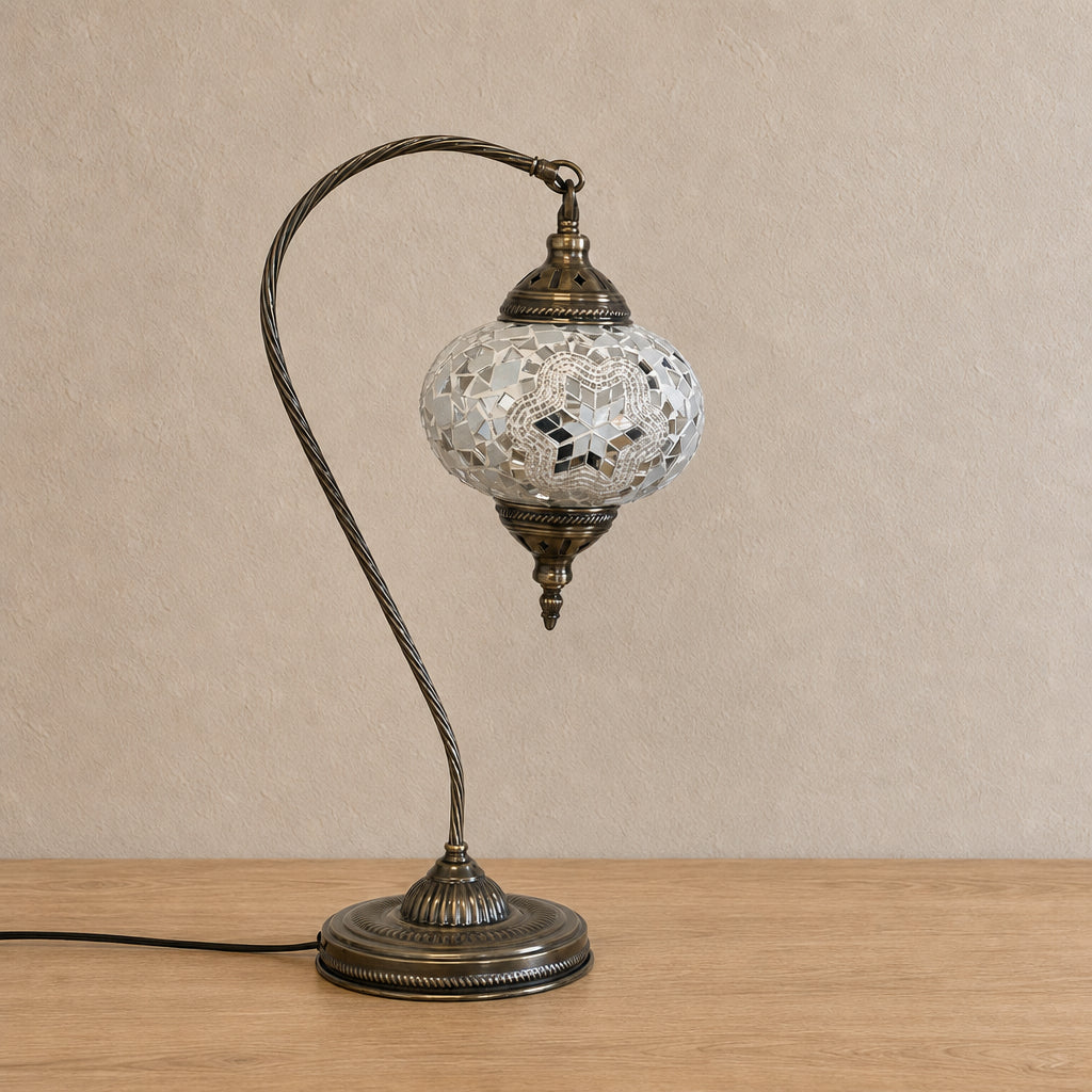 Large Swan Lamp - White Star