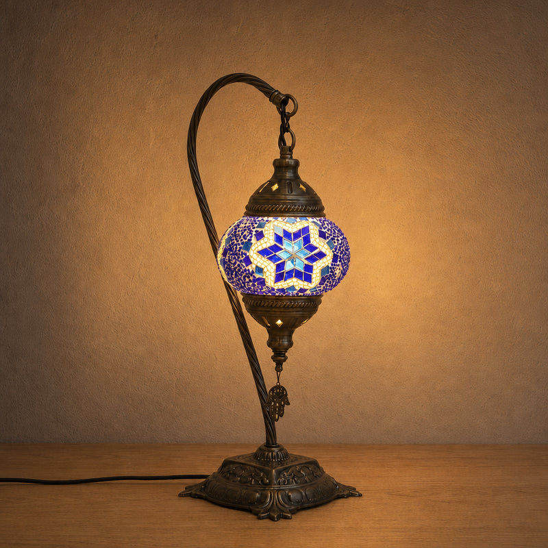 Swan Lamps - Blue Star