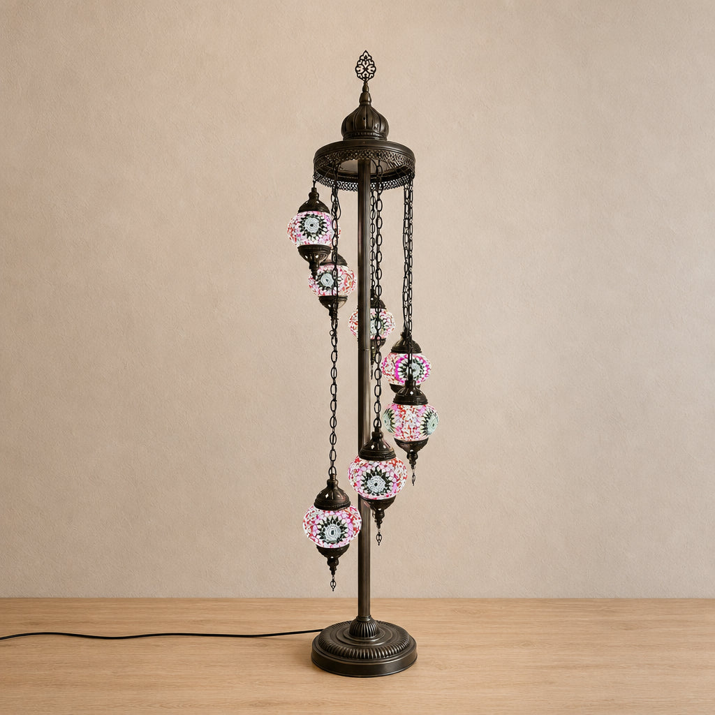 Turkish Floor Lamp with 7 Globes - VPX