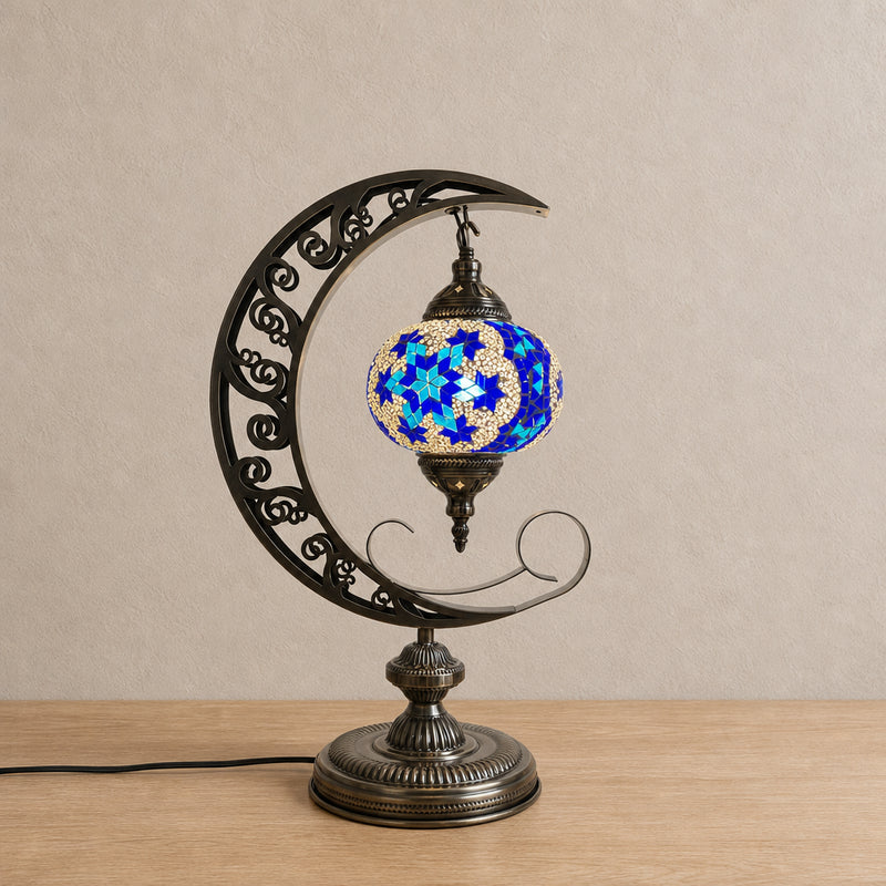 Crescent Moon Lamps - Blue 1