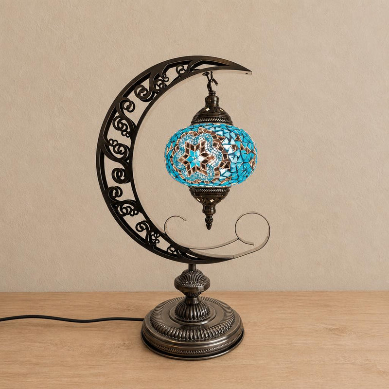 Crescent Moon Lamps - Blue 2
