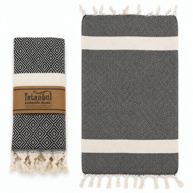 Turkish Hand Towel - Diamond