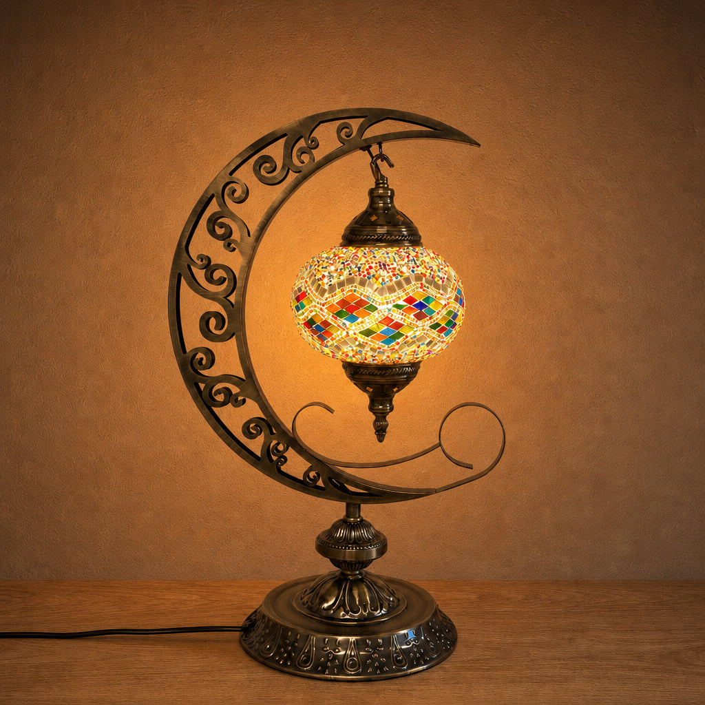 Crescent Moon Lamps - Rainbow